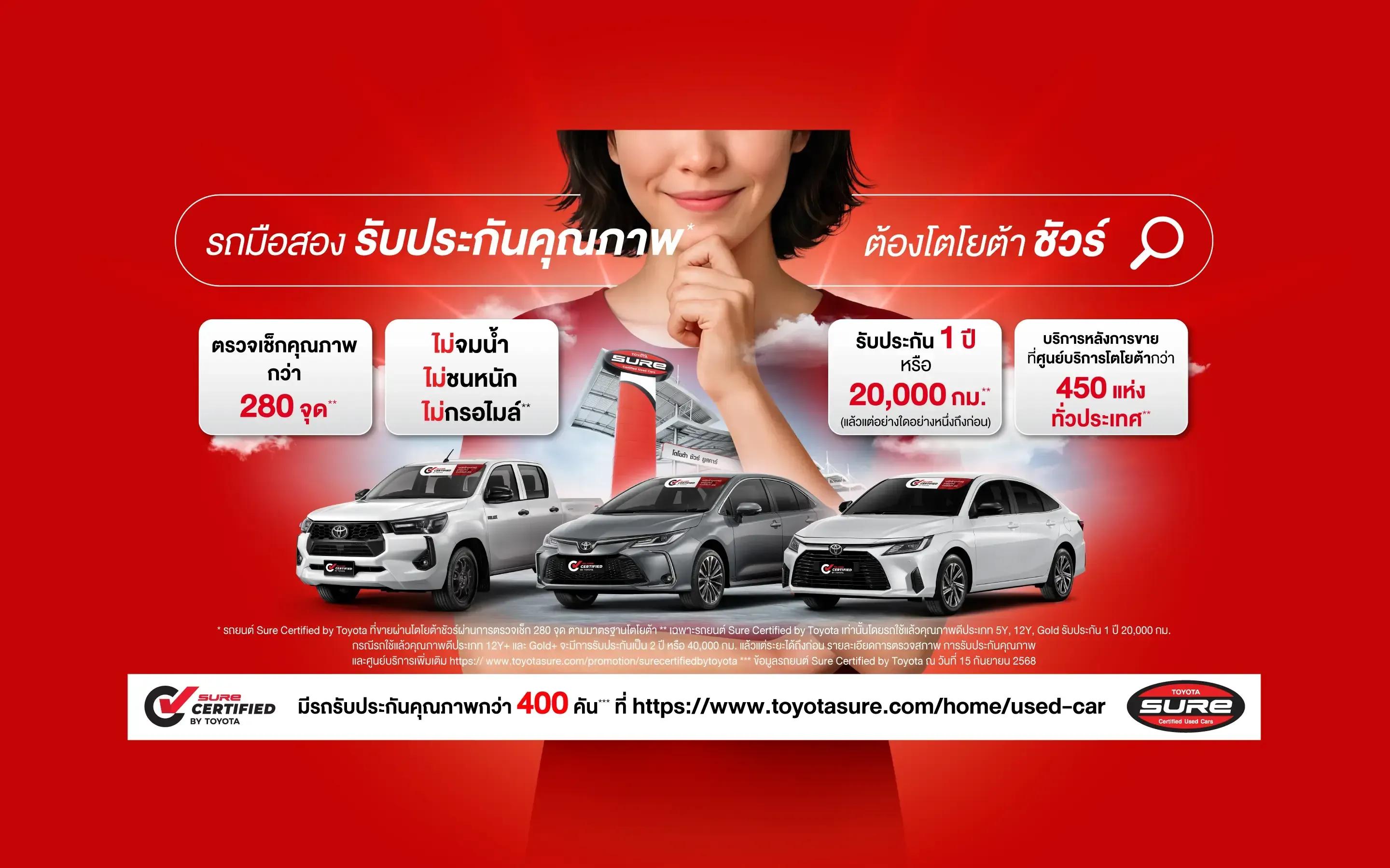 Toyota Sure Banner